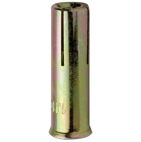 DROP IN ANCHOR ZINC M12 X 50 LIPPED